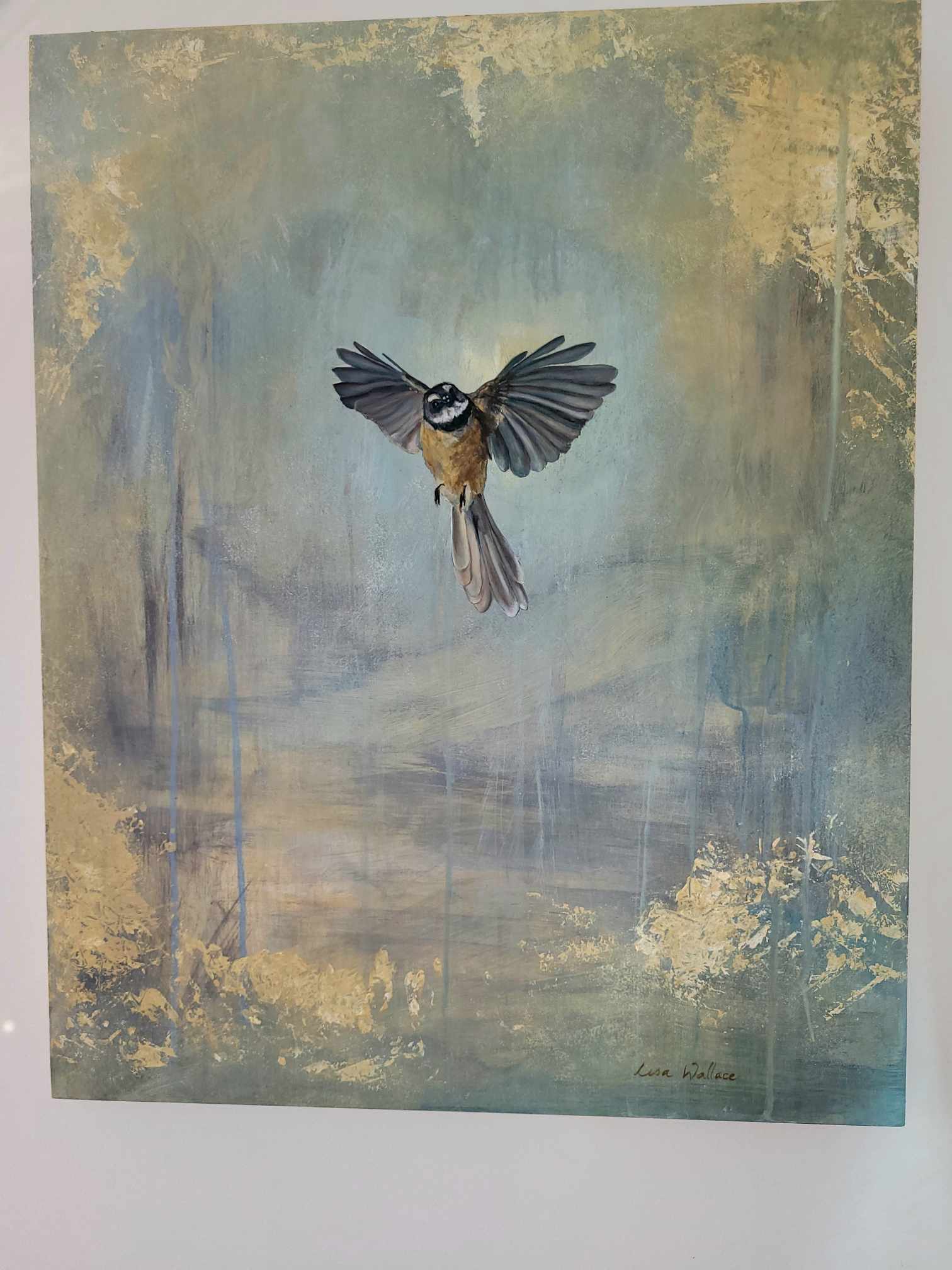 fantail, bird, New Zealand Artist,